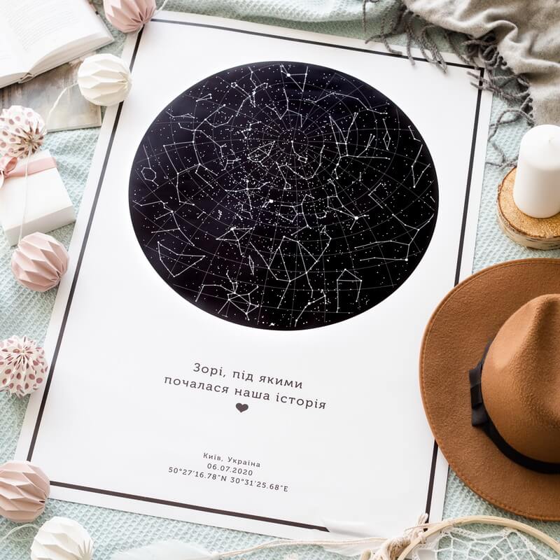 Зоряне небо на папері